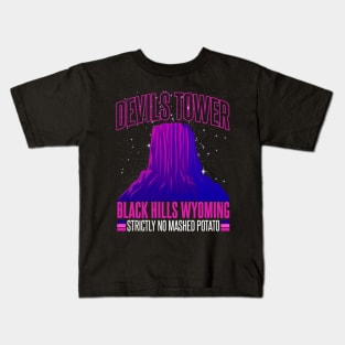 Devils Tower Black Hills Wyoming Kids T-Shirt